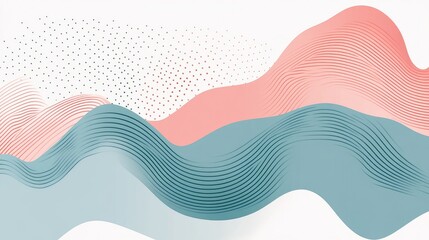 Zigzag lines forming abstract shapes in vibrant colors for a fresh, minimalist background