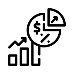 Pie Chart line icon