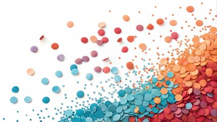 Confetti Celebration Party Festive Colorful Joyful Dynamic Movement Background Bright Vibrant Explosion