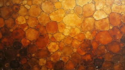 Earthy Flux Texture with Warm Tones and Circular Patterns