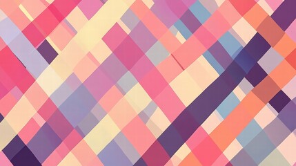 abstract geometric pattern in pastel colors