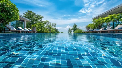 Luxury Resort Infinity Pool: Tranquil Escape