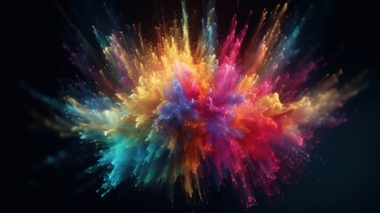 Vibrant Color Explosion: A Symphony of Hues