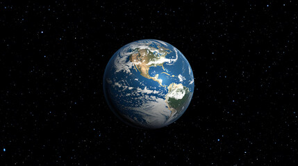 Obraz premium Our Pale Blue Dot: Earth from Space, A Stunning View of Our Planet