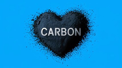 Heart shaped carbon