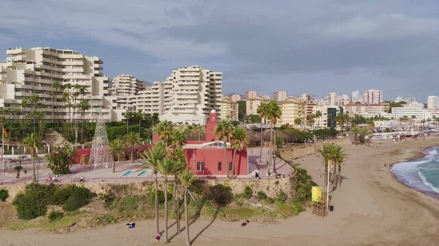 Benalmadena skyline around Bil Bil Castle