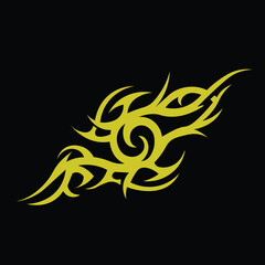 Floral Design A classic black and white floral design element featuring elegant, curved leaves and intricate detailing. Ornamental Perfect for use in decorative borders, logos