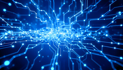 Futuristic Circuitry The Intricate Web of Digital Connections in a Technological World