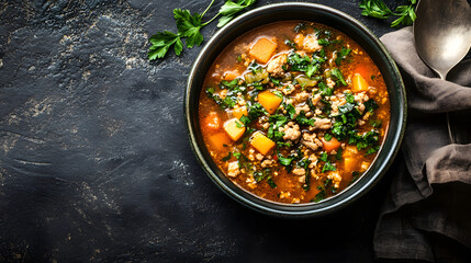 Delicious Ground Turkey and Butternut Squash Soup Recipe