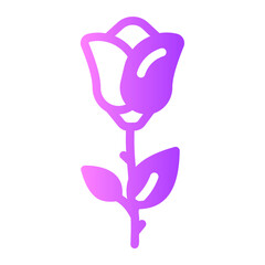 red rose gradient icon