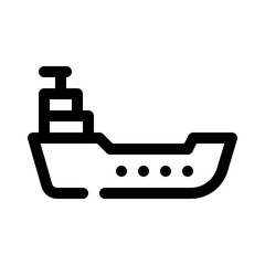 Barge line icon