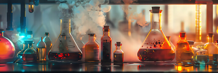 Laboratory experiments with advanced technology, showcasing scientific research and modern laboratory equipment.