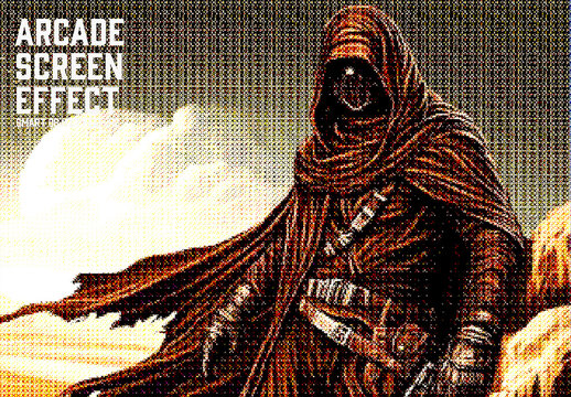 Screen Arcade Effect with Generative AI