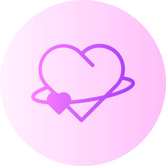 Heart gradient icon