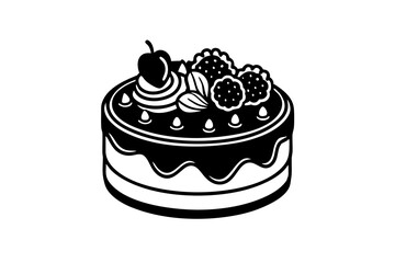 birthday cake with candle