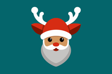 santa claus and reindeer