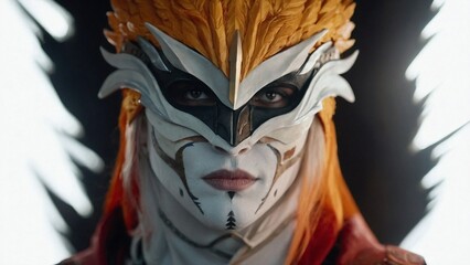 Naklejka premium portrait of a lion