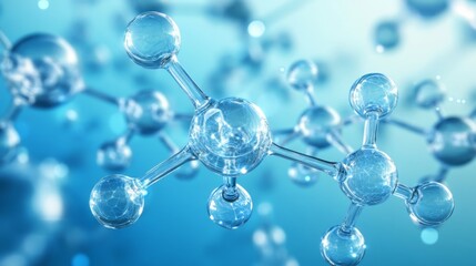 Detailed Molecular Structure, A Stunning Visual Representation of Scientific Discovery