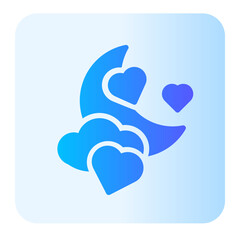 Honeymoon gradient icon