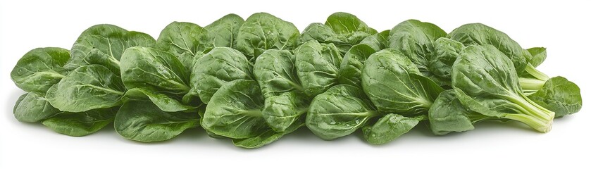 Obraz premium Harvesting fresh spinach organic farm food photography outdoor setting close-up view healthy eating concept