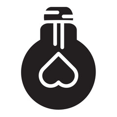 Light Bulb  glyph icon