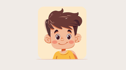 Adorable Cartoon Boy Animation Collection in Flat Vector Style Illustration