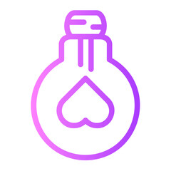 Light Bulb  gradient icon