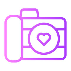 Camera gradient icon