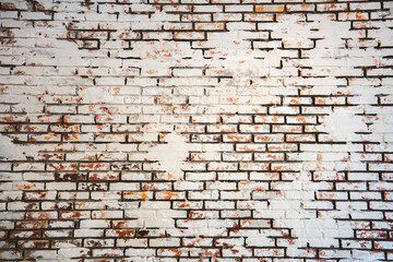 Whitewashed Brick Wall Texture 