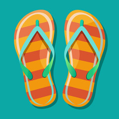 a pair of flip-flops