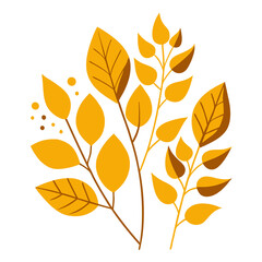 Obraz premium autumn leaves vector