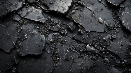 Cracked dark surface texture abstract background