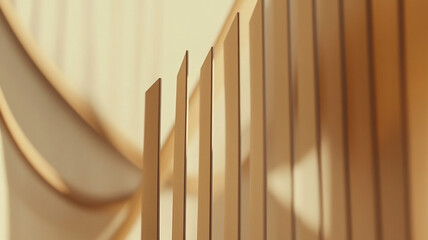 Obraz premium Abstract background of wooden slats.