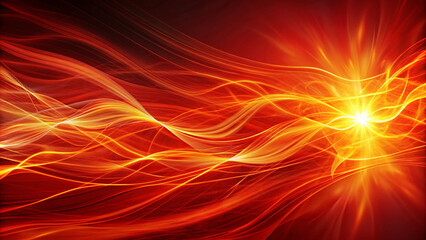 Abstract background with fire