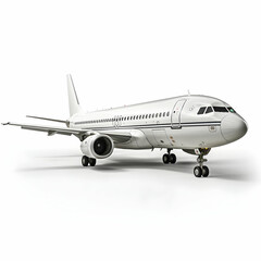 Obraz premium A sleek, modern airplane designed for air travel and transportation purposes.