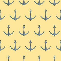 A watercolor anchor pattern designed to bring a touch of the sea into any design. Perfect for pirate projects, travel invitations, or coastal decorations with a maritime charm.