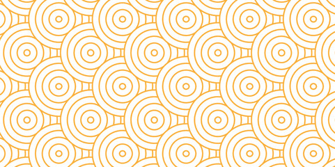 Abstract Pattern with wave lines brown spiral white background. seamless fabric geomatics overlapping create retro line backdrop pattern. Overlapping Pattern with Transform Effect.