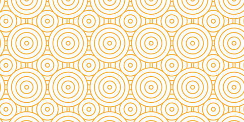 Overlapping creative diamond circle abstract orange pattern waves texture. geometric digital fabric pattern circles floral and spiral round use for template, material, element, ornament background.