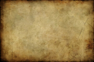 Old grunge paper background showing scratches and stains