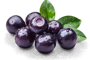 Organic Acai Berry with Vibrant Color