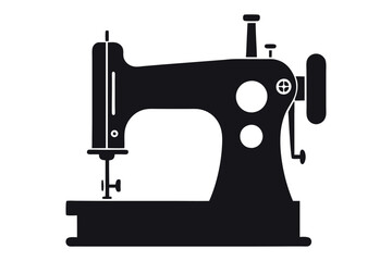 sewing machine clip art vector illustration