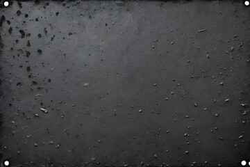 Dark grunge metal texture background showing rough surface with holes
