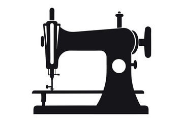 sewing machine clip art vector illustration