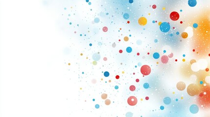 A colorful background with lots of different colored circles