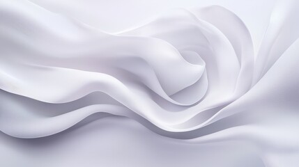 Fototapeta premium a close up of a white fabric with a white background