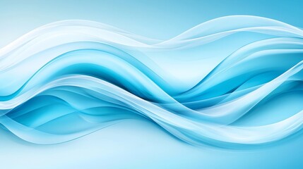 Obraz premium A blue and white abstract background with wavy lines