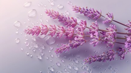 Lavender Delights: A Serene Floral Display