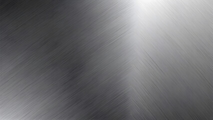 Brushed metal texture creating a v shape with light reflections