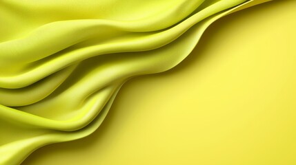 Obraz premium a close up of a yellow fabric with a yellow background