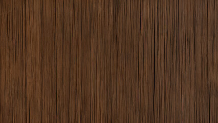 Naklejka premium Wooden texture background with vertical planks and dark brown color